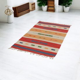 Indian Kilim rug 90x150 modern Kilim rug