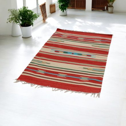 Indian Kelim rug 90x150 thin cotton rug