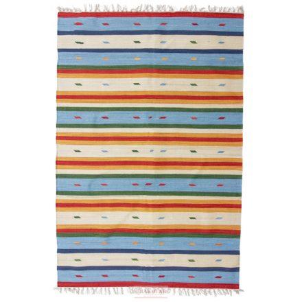 Modern kelim rug Indian 120x180 colourful cotton kilim rug