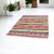Modern Kilim rug Indian 140x200 colourful cotton kilim rug