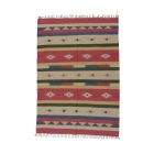 Modern Kilim rug Indian 140x200 colourful cotton kilim rug