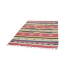 Modern Kilim rug Indian 140x200 colourful cotton kilim rug
