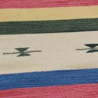 Modern Kilim rug Indian 140x200 colourful cotton kilim rug