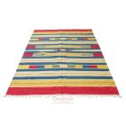 Modern Kilim rug Indian 120x180 colourful cotton kilim rug
