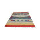 Indian Kilim rug 170x240 modern cotton Kilim rug