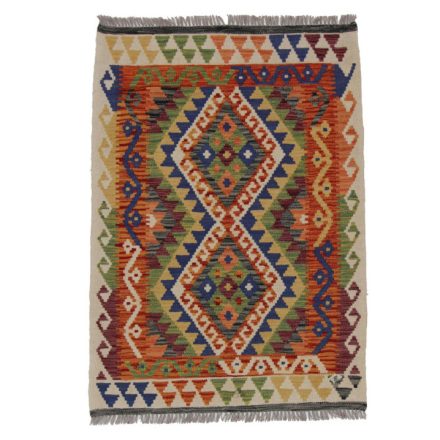 Wool Kelim Chobi 78x124 handmade Afghan Kelim rug