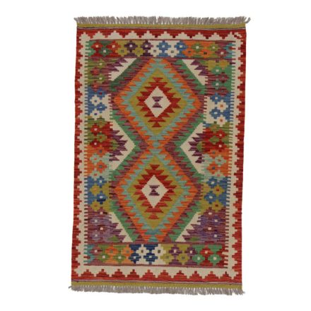 Wool Kelim Chobi 80x121 handwoven Afghan Kelim rug