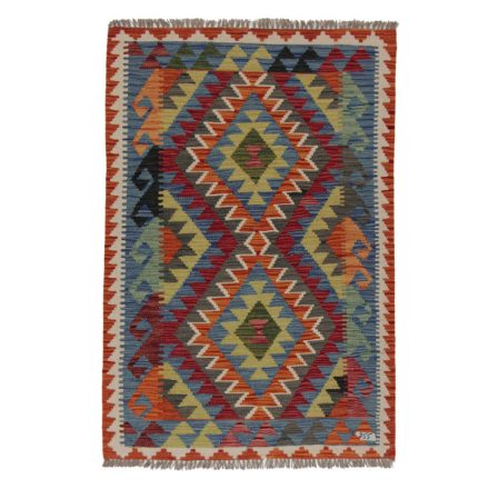 Wool Kelim Chobi 86x129 handmade Afghan Kelim rug