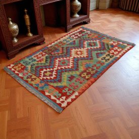 Afghan Kilim rug Chobi 151x103 Handmade wooll Kilim rug