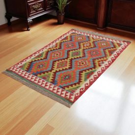 Chobi Kilim rug 141x100 handwoven Afghan Kilim rug