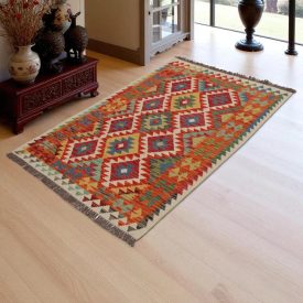 Kilim rug Chobi 157x102 handwoven Afghan Kilim rug