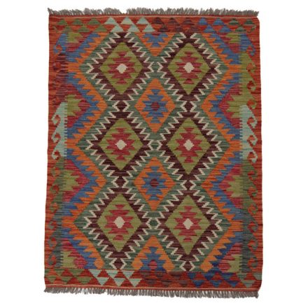 Wool Kelim rug Chobi 140x108 handwoven Afghan Kilim rug