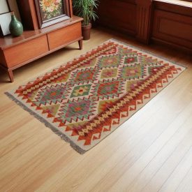 Chobi Kilim rug 145x103 handwoven Afghan Kilim rug