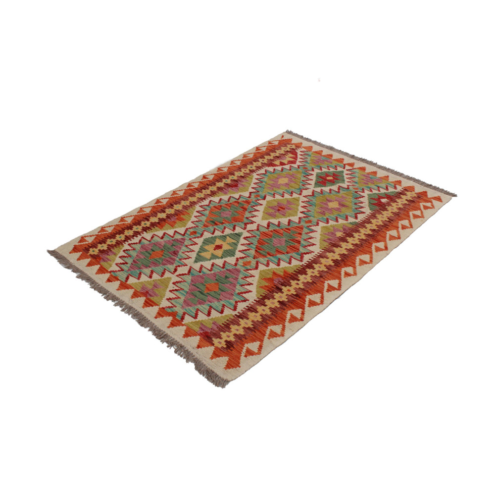 Chobi Kelim rug 145 x103 handwoven Afghan Kilim rug - Carpet