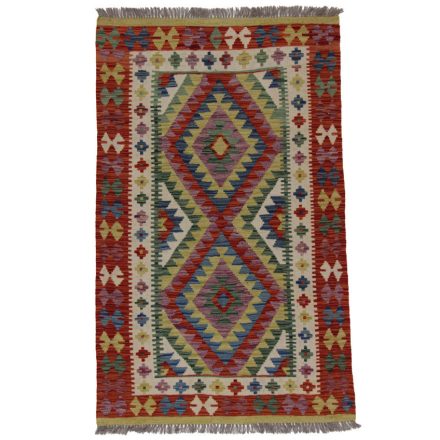 Wool Kelim rug Chobi 166x101 handwoven Afghan Kilim rug