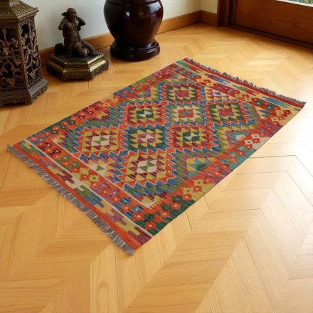 Wool Kilim rug Chobi 144x102 handwoven nomad Kilim rug