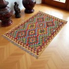 Wool Kilim rug Chobi 143x99 handwoven nomad Kilim rug