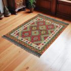 Wool Kilim rug Chobi 143x105 handwoven Afghan Kilim rug