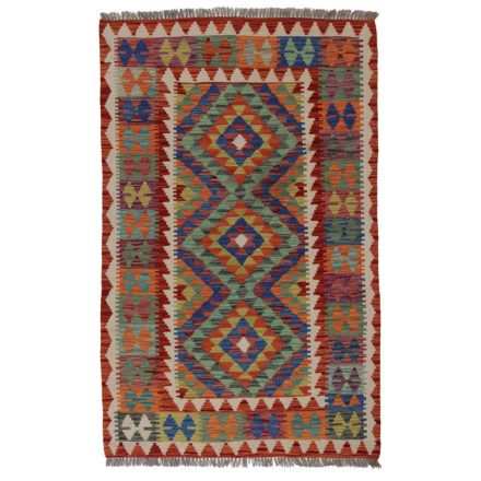 Wool Kelim rug Chobi 167x106 handwoven Afghan Kilim rug