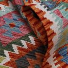 Wool Kilim rug Chobi 145x103 handwoven Afghan Kilim rug