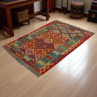 Afghan Kilim rug Chobi 150x107 Handmade wooll Kilim rug