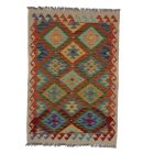 Wool Kilim rug Chobi 140x96 handwoven Afghan Kilim rug