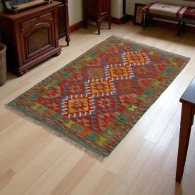 Kilim rug Chobi 154x98 handmade Afghan Kilim rug