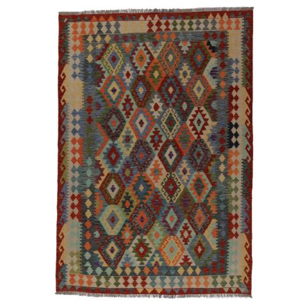 Kelim rug Chobi 205x295 Handmade Afghan wool Kelim rug