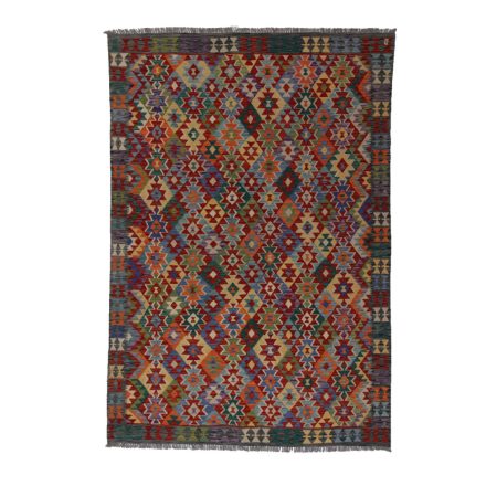 Kelim rug Chobi 203x296 Handmade Afghan wool Kelim rug