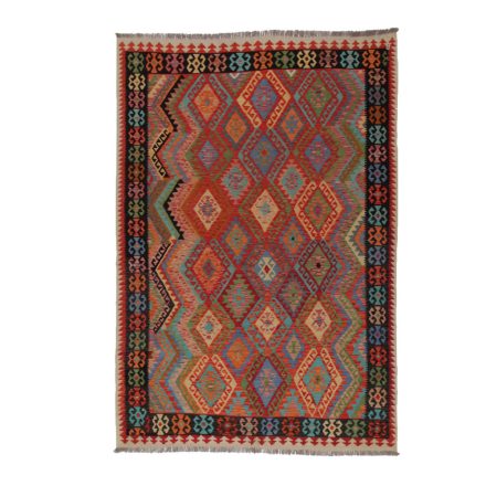 Kelim rug Chobi 200x292 Handmade Afghan wool Kelim rug