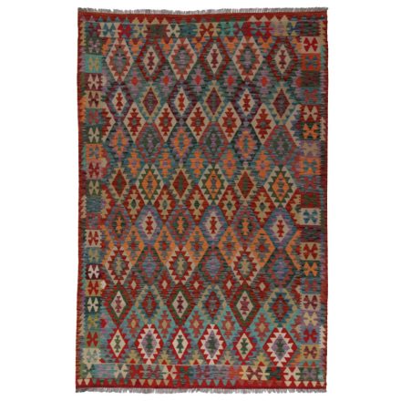Kelim rug Chobi 201x288 Handmade Afghan wool Kelim rug
