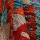 Ethnic Kilim rug Chobi 201x288 Handmade Afghan wool Kilim rug