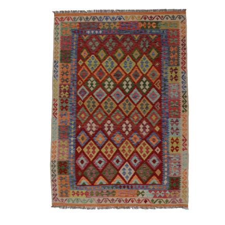 Kelim rug Chobi 201x285 Handmade Afghan wool Kelim rug
