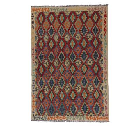 Kelim rug Chobi 203x296 Handmade Afghan wool Kelim rug