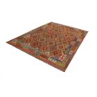 Ethnic Kilim rug Chobi 205x287 Handmade Afghan wool Kilim rug