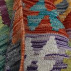 Hand woven Afghan wool Chobi Kilim rug 205x287 cm