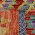 Hand woven Afghan wool Chobi Kilim rug 205x287 cm