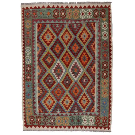 Kelim rug Chobi 205x282 Handmade Afghan wool Kelim rug