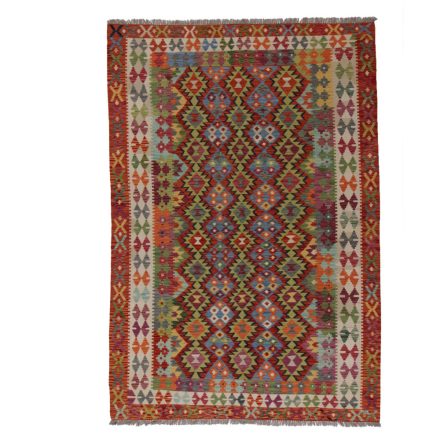 Kelim rug Chobi 200x296 Handmade Afghan wool Kelim rug