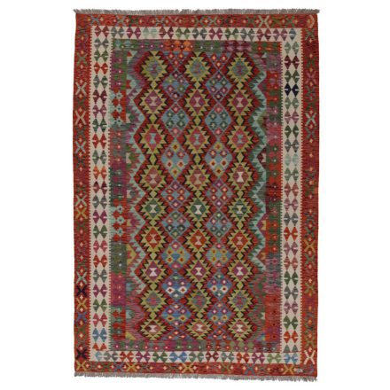 Kelim rug Chobi 201x295 Handmade Afghan wool Kelim rug
