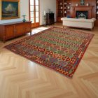 Ethnic Kilim rug Chobi 253x360 Handmade Afghan wool Kilim rug