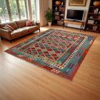Ethnic Kilim rug Chobi 247x300 Handmade Afghan wool Kilim rug