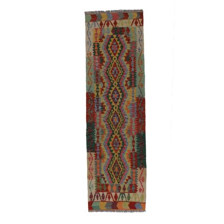 Kelim rug Chobi 86x292 handmade Afghan Kelim rug