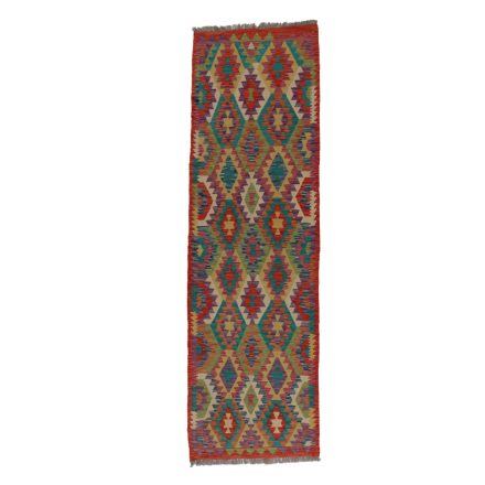 Kelim rug Chobi 88x289 handmade Afghan Kelim rug