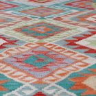 Kilim runner rug Chobi 105x686 extra long hand woven kilim