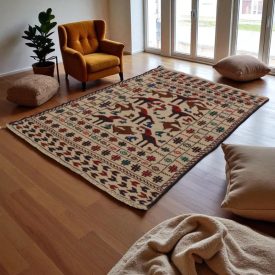 Tribal Kilim rug Adarskan 130x197 Nomadic Wall Carpet