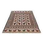 Tribal Kilim rug Adarskan 126x202 Nomadic Wall Carpet