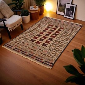 Tribal Kilim rug Adarskan 135x184 Nomadic Wall Carpet