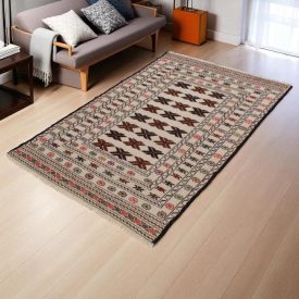 Tribal Kilim rug Adarskan 126x177 Nomadic Wall Carpet