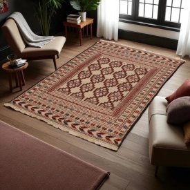 Tribal Kilim rug Adarskan 132x187 Nomadic Wall Carpet